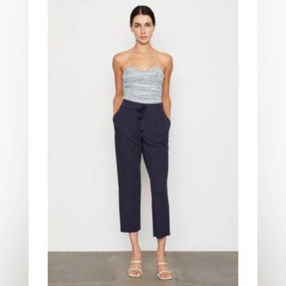 Bailey 44 Ava Sage Drawstring Softest Sweatpants Lounge Pants Modal Cotton Navy - Picture 1 of 10